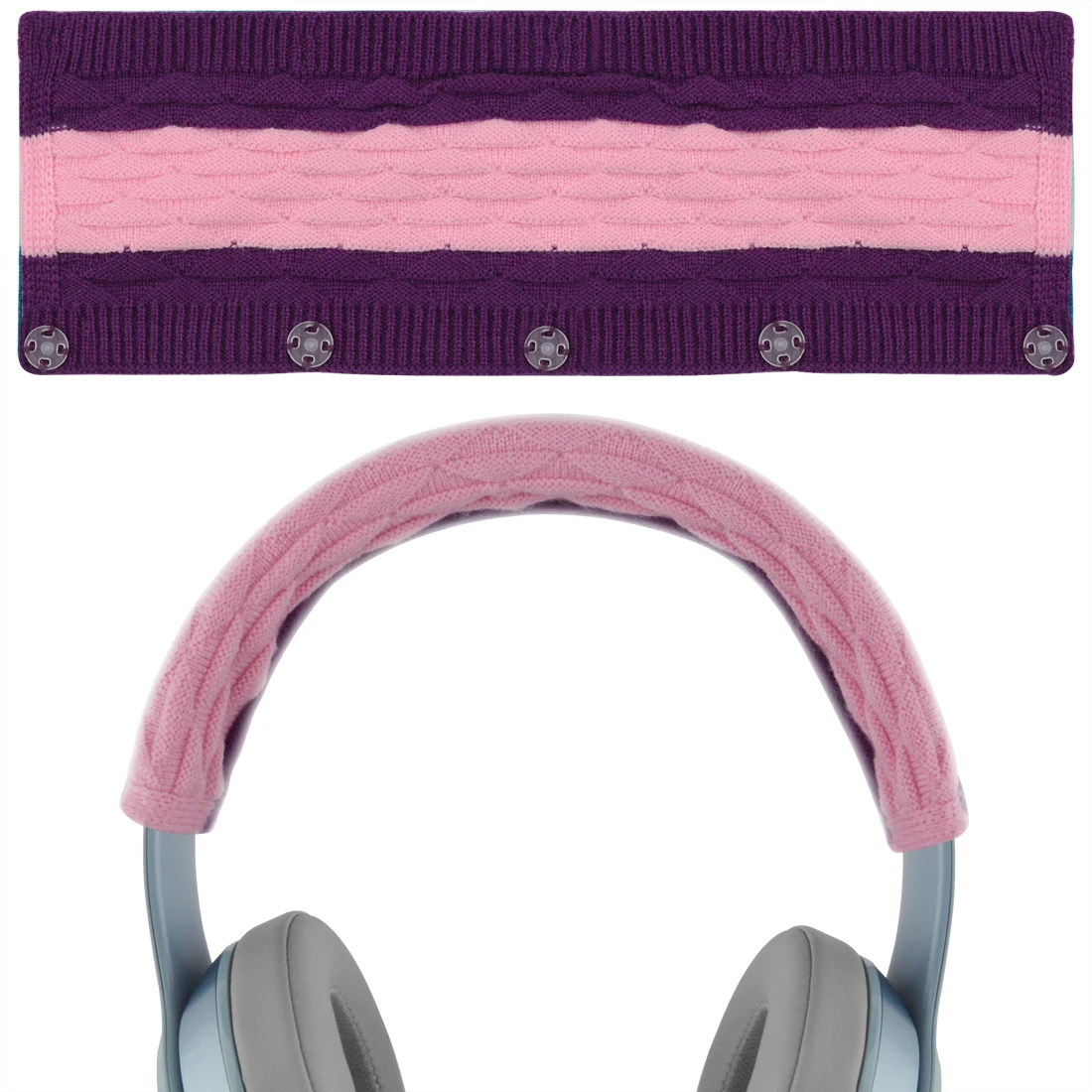 Geekria Knit Fabric Headband Cover Compatible with Audio-Technica, Beats, Bose, AKG, Sennheiser, Skullcandy