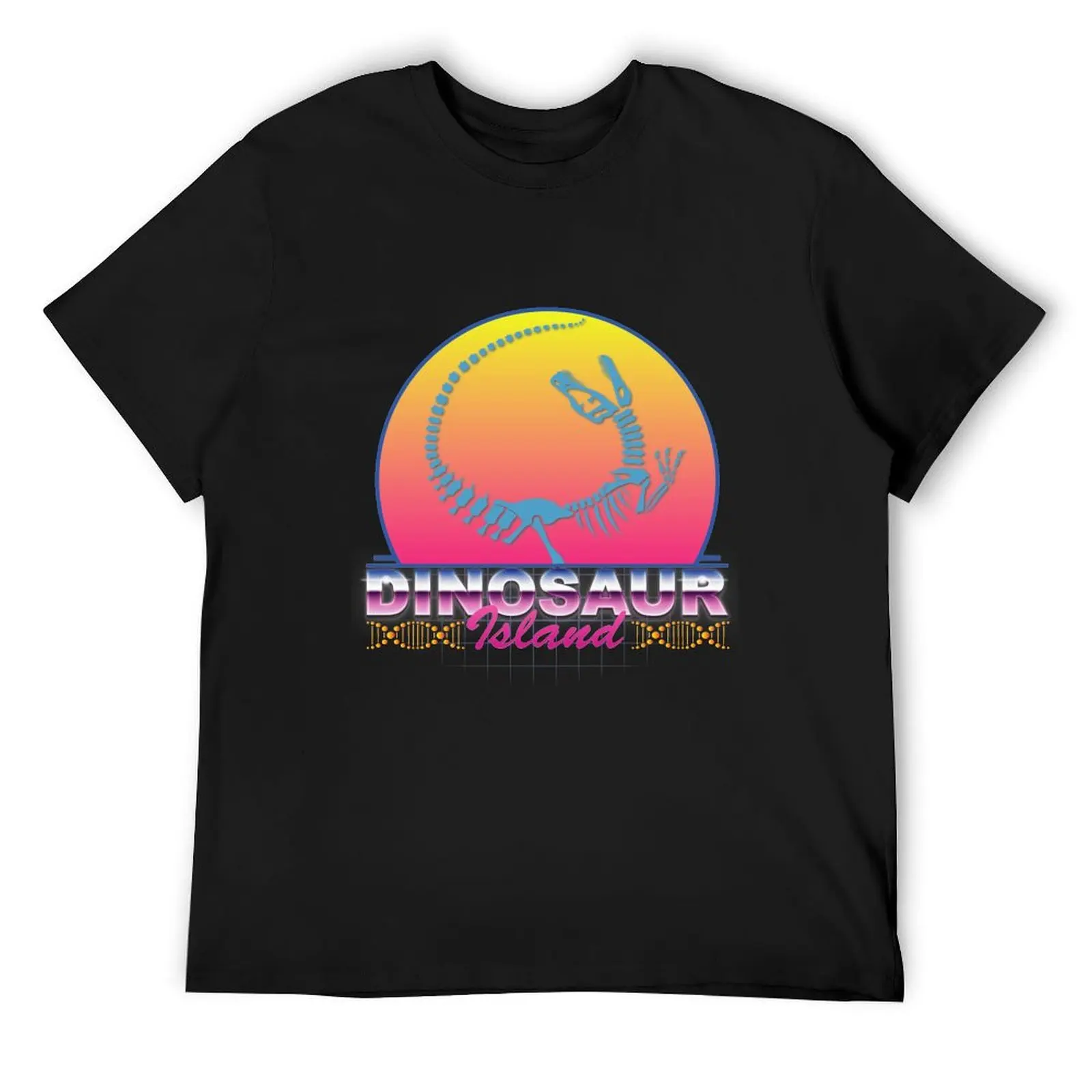 Dinosaur Island T-Shirt oversizeds Short sleeve tee funny t shirts for men