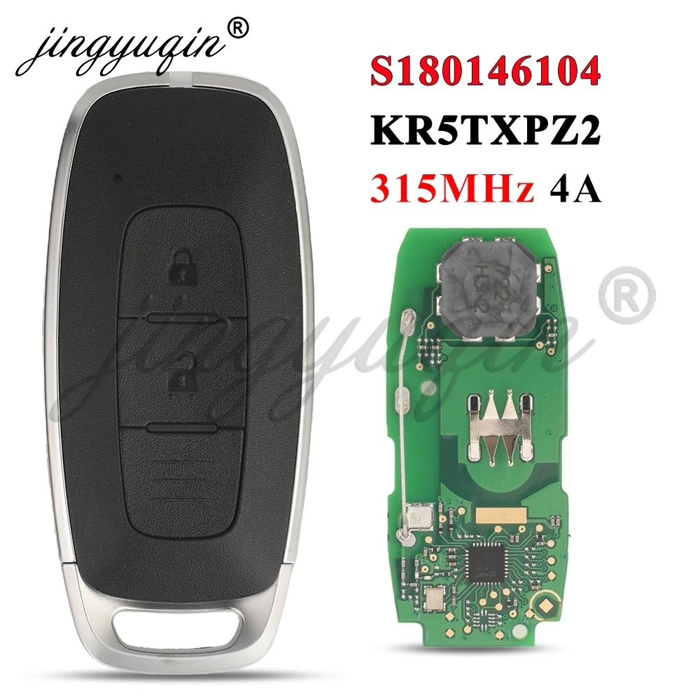 

jingyuqin KR5TXPZ2 S180146104 Car Smart Remote Key 315MHz 4A For Nissan X-Trail Pathfinder 2023 2BTN Keyless Control 285E3-5MP0A