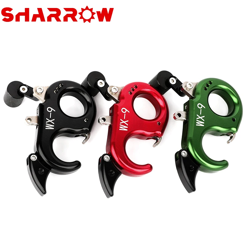 

Archery Compound Bow Release Aids 3 Finger Thumb Trigger Caliper Hunting Grip Compound Bow Shooting Accessories