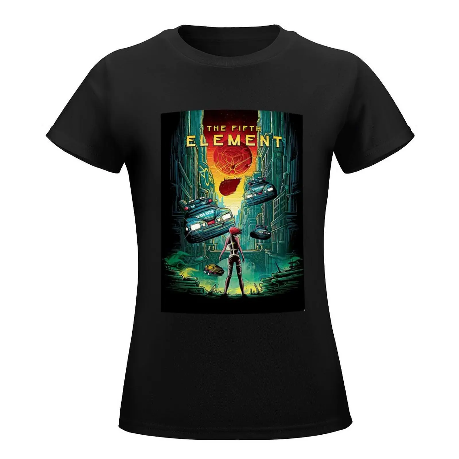 The Fifth Element T-Shirt anime clothes hippie clothes Female clothing funny tshirts for Women