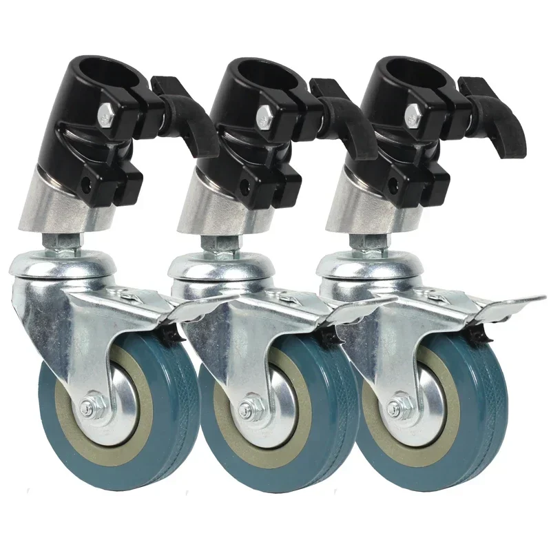 Bestselling Universal casters, film wheels, pulley studio, 25mm sleeve with brake tripod, mobile pulley, shooting light