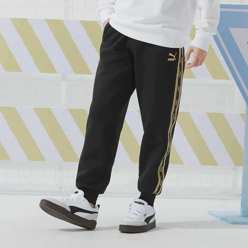 

Puma genuine 2024 new men's knitted sports and leisure leg tied pants 628312-01