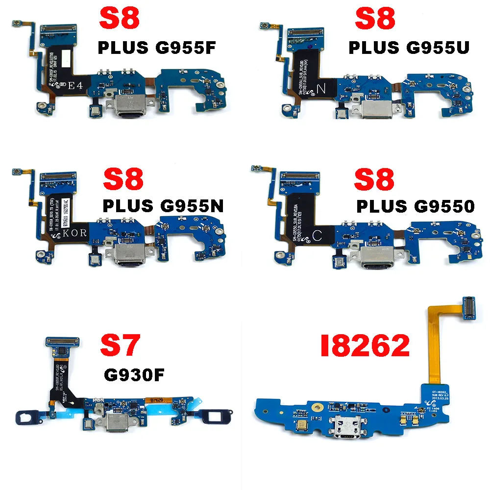 Charging Dock Board Port Connector Charger Flex Cable For Samsung Galaxy S7 S8 Plus G955F  G955U  G955N G9550  G930F I8262