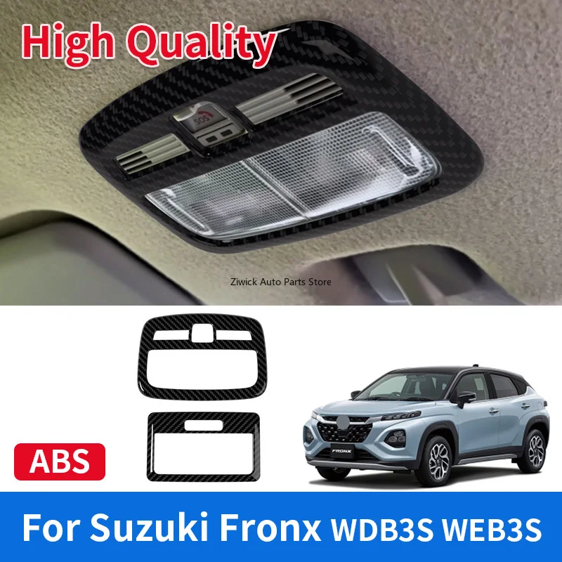 

For Suzuki Fronx WDB3S WEB3S 10/2024~ Front and Rear Reading Top Light Strip Decorative Frame Patches Accessories