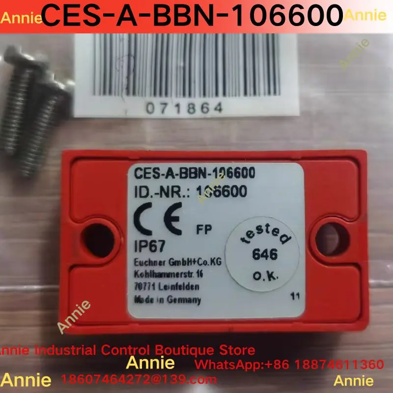 Brand New Safety Switch CES-A-BBN-106600 - High-Quality Electrical Safety Switch for Reliable Performance