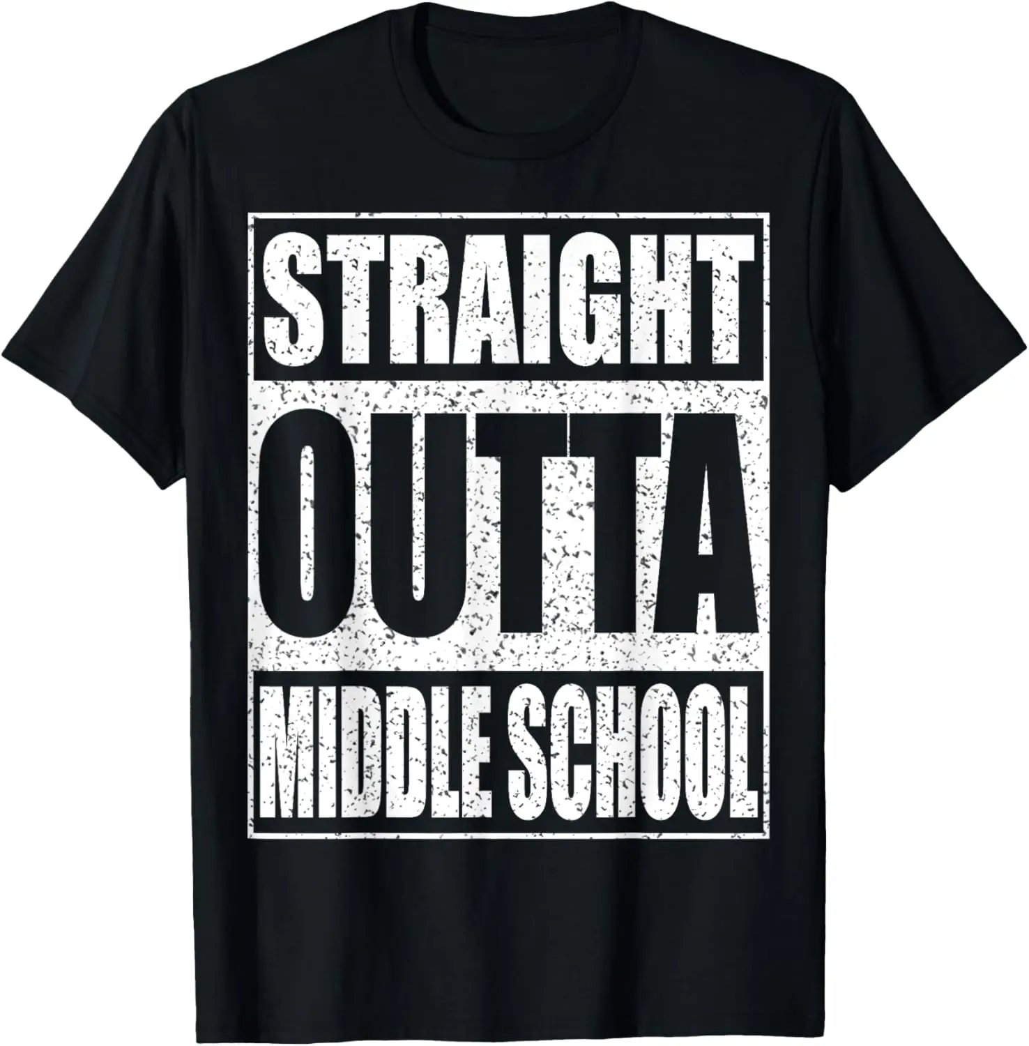 Straight Outta Middle School T-Shirt Graduation Shirt T-Shirt