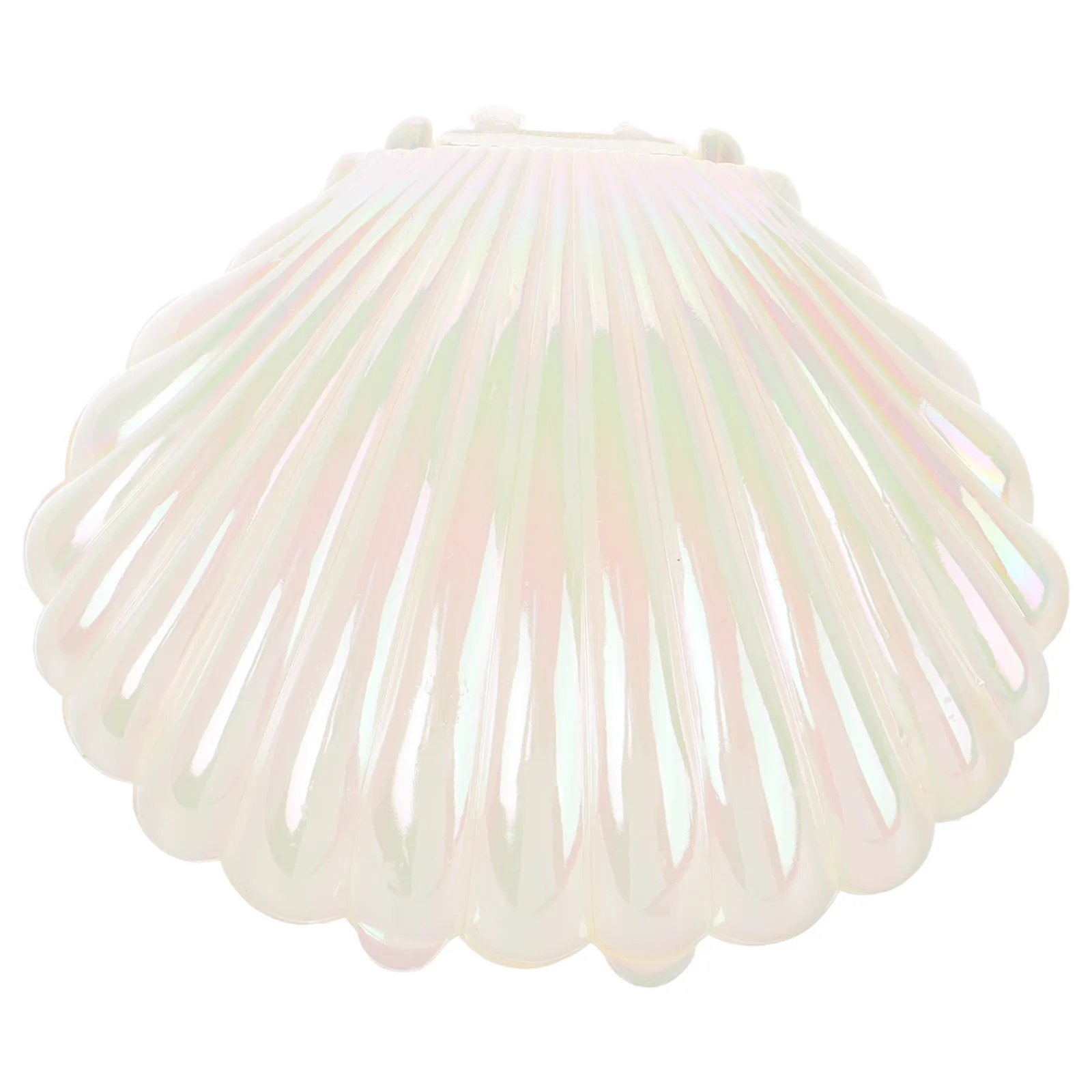 

Shell Shaped Jewelry Box White Plastic Container Seashell Dish Storage Case for Necklaces Bracelets Earrings Home Accessories