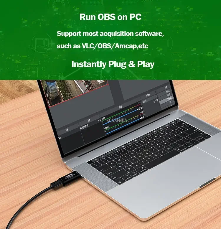 Карта видеозахвата MS2130, 4K, HDMI, USB 3,0, 1080p, 60 кадров/с