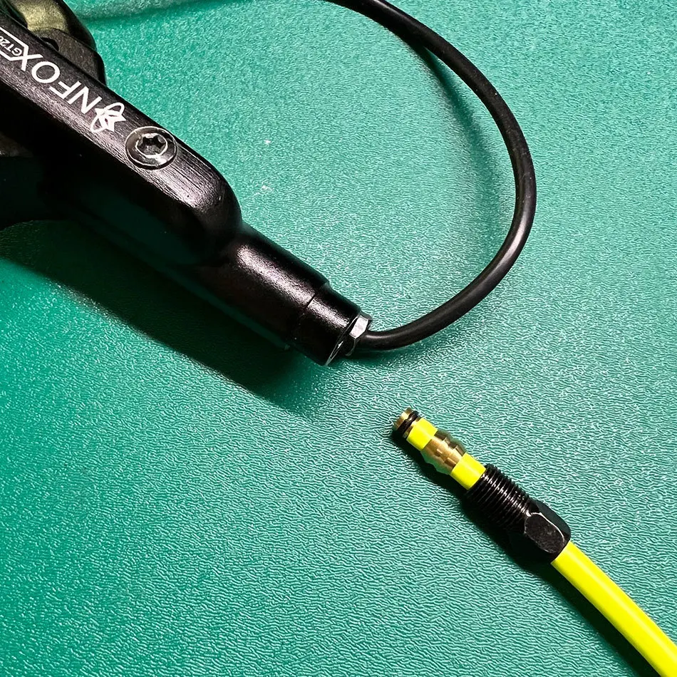 دراجة خرطوم الفرامل الهيدروليكية المسمار قفل أنبوب جوفاء M8 الكربون الصلب سداسية موضوع خارجي النفط القرص الملحقات NFOX