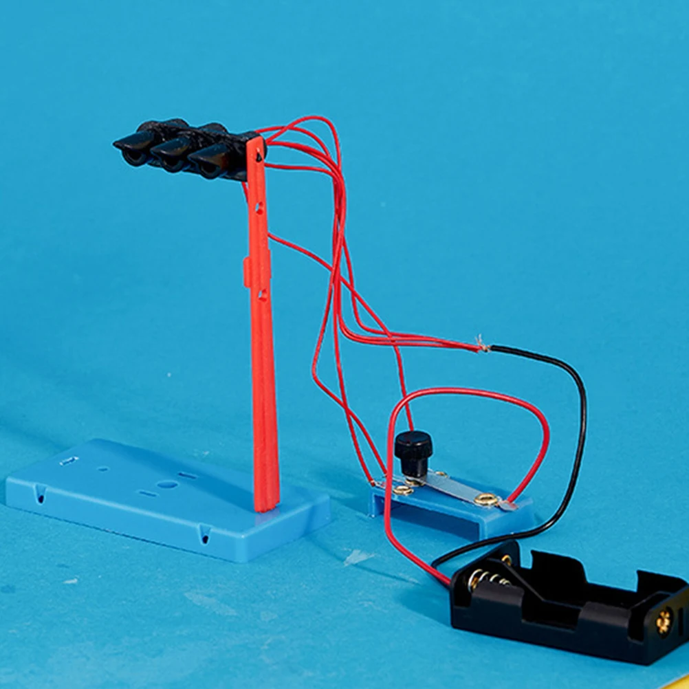 

1 set 1 set 1 Set Diy Traffic Lights Assemble Science Experiment Kit Electric Learning Educational Tool Stem Safe Edges Kids