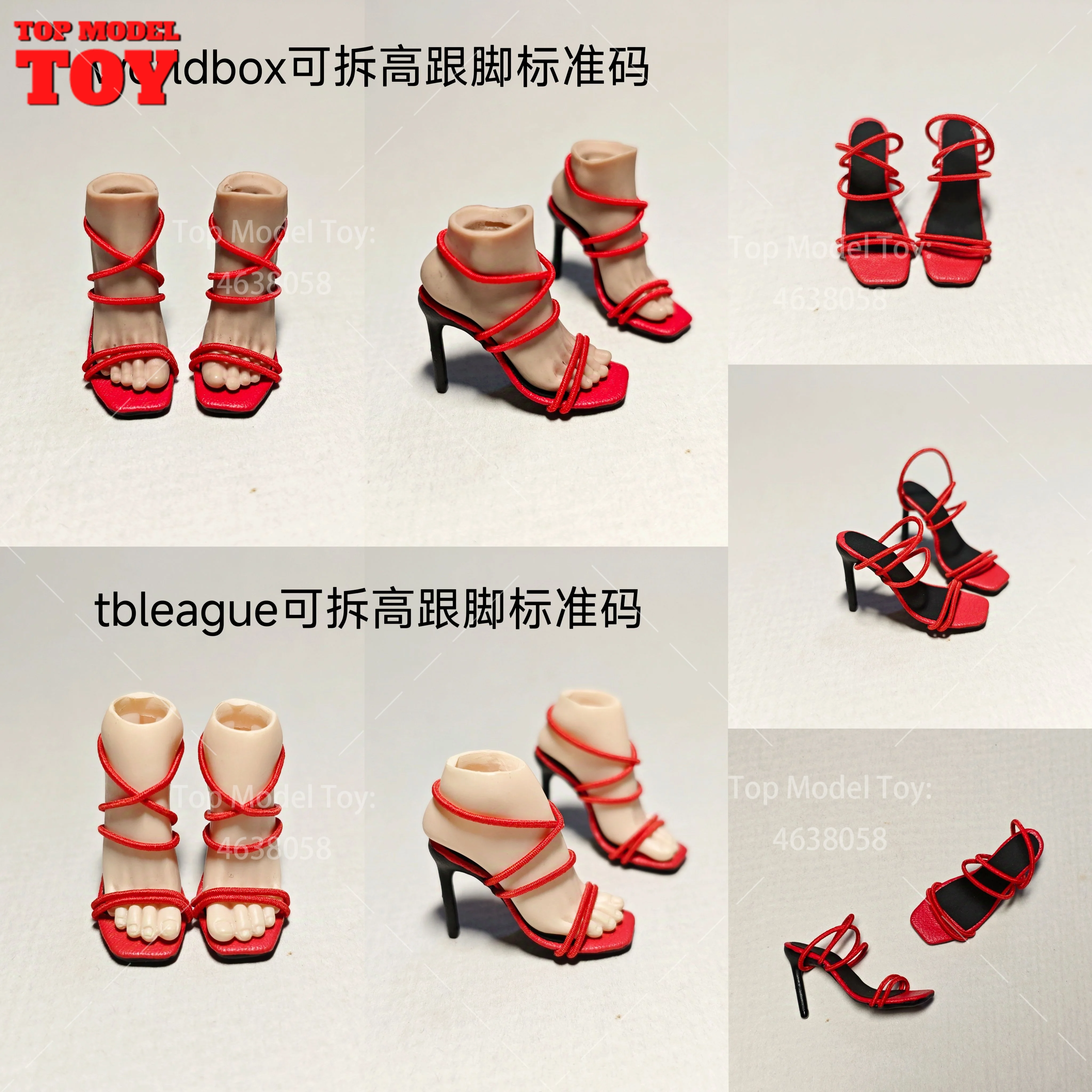 1/6 sapatos finos de salto alto com alça única, modelo de desmontagem, tamanho padrão, ajuste 12 ''tbl wb, soldado feminino, boneco de ação, corpo