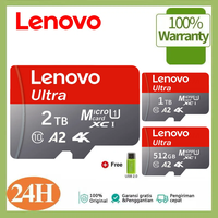 Lenovo Original Memory Card Class10 2TB 1TB 512GB Mini SD Card 128GB 64GB A2 V60 Micro SD Card High Speed SD/TF for Xiaomi Cam