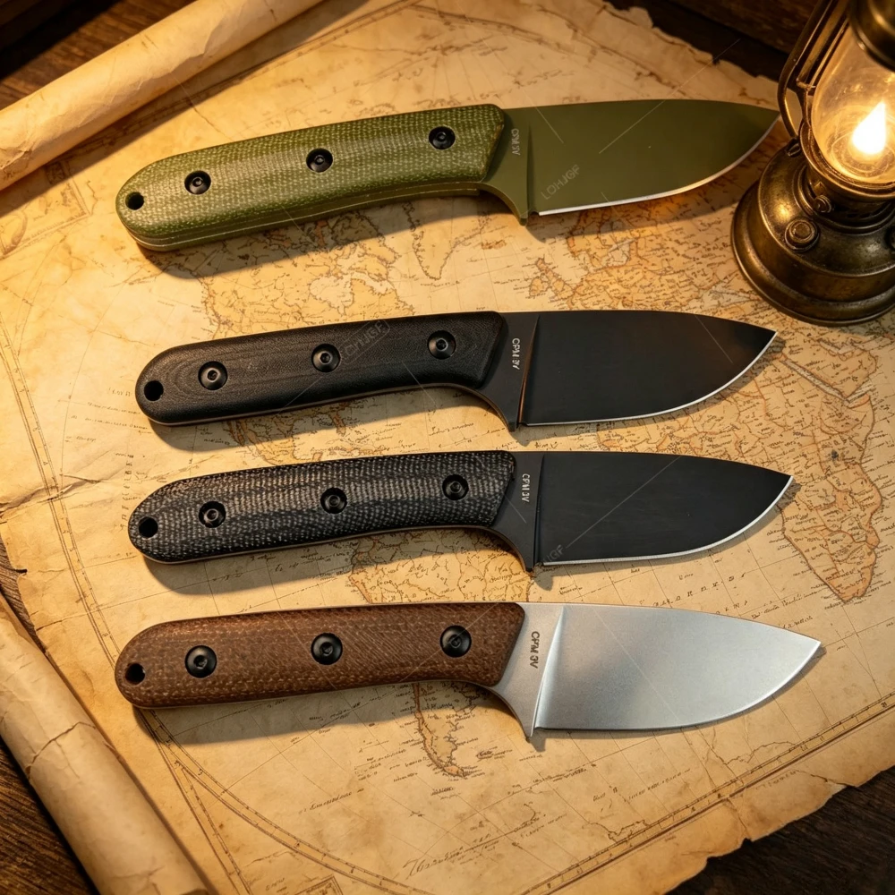 Outdoor Essential Fishing Straight Knife with K Sheath High-quality Climbing Emergency Rope Cutting Knives Durable Camping Tools
