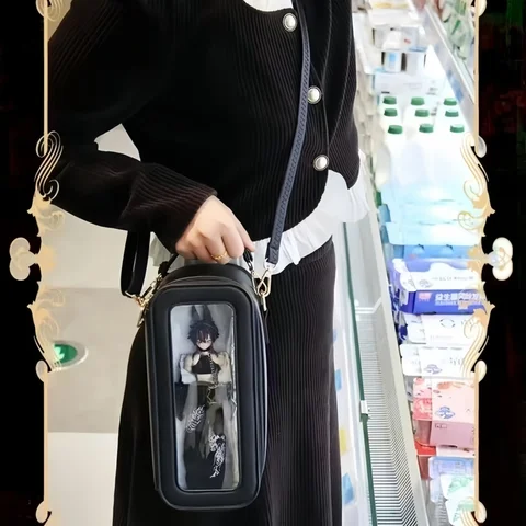 Кейс для мини-кукол BJD 1/12 из искусственной кожи