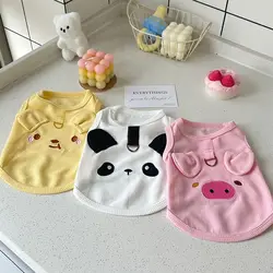 2024 Soft Cat Vest Breathable Elastic Pet Cloths Cotton Dog Outfits Small Medium Dogs