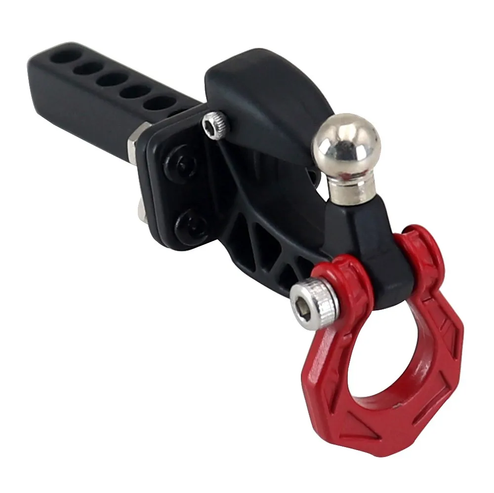 Metall Hinten Stoßstange Abschleppen Anhänger Haken Drop Hitch Empfänger Für 1/8 1/10 Rc Crawler Auto Axial Scx10 Traxxas Trx4 Rgt Yikong Redcat – Detail 10