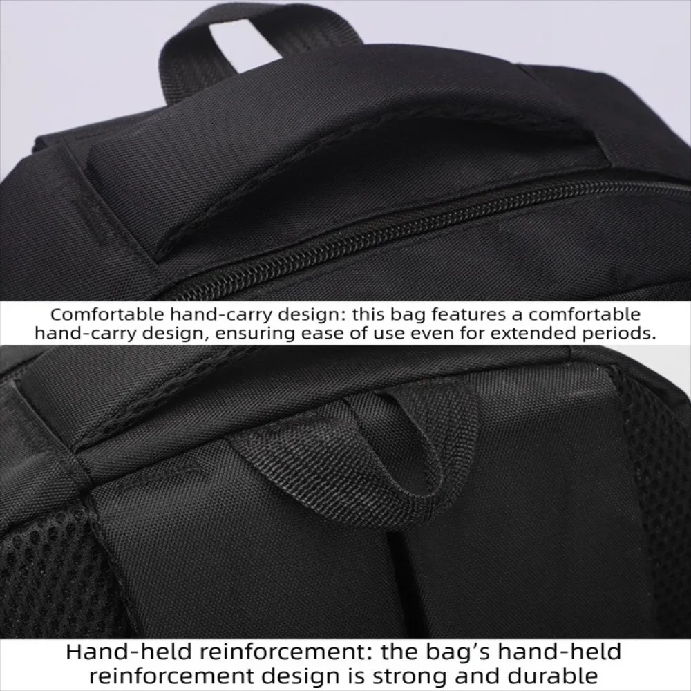 

Ergonomic Men Backpack Wear Resistant Large Capacity Business Backpack Water-repellent Fashion Laptop Shoulder Bag Work Commute