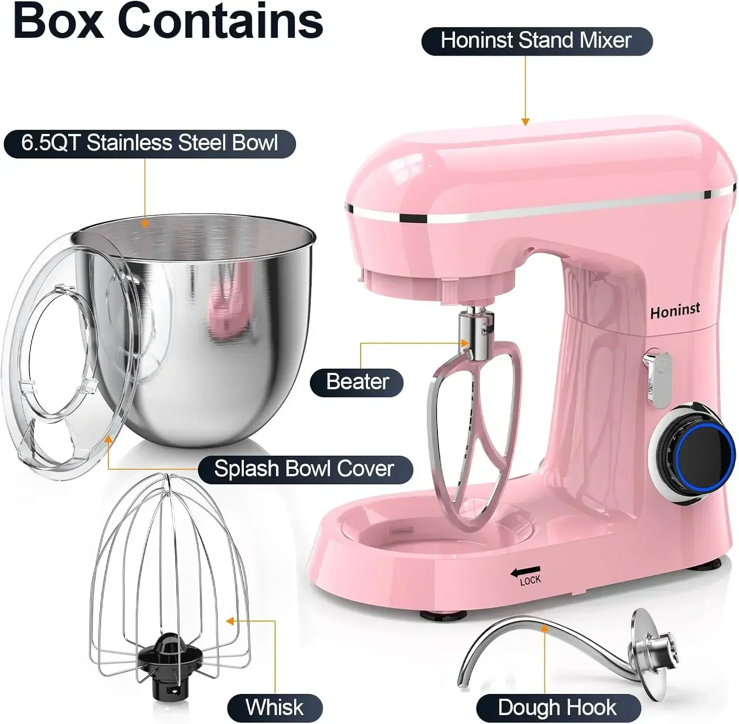 Hot SalesAutomatic Electric Egg Beater, Dough Mixer, Timed Fermentation, Household Small Dough Cream Machine, Noodle Machine, Co
