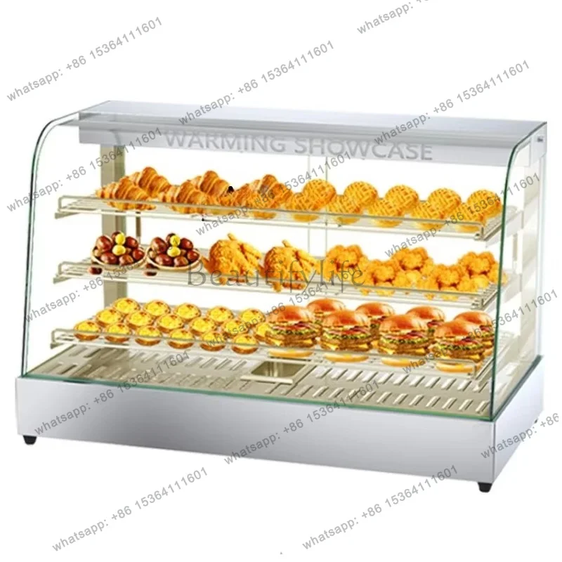 FG  Thermal Cabinet Commercial Heating Constant Temperature Small Thermal Box Electric Heating Display Cabinet