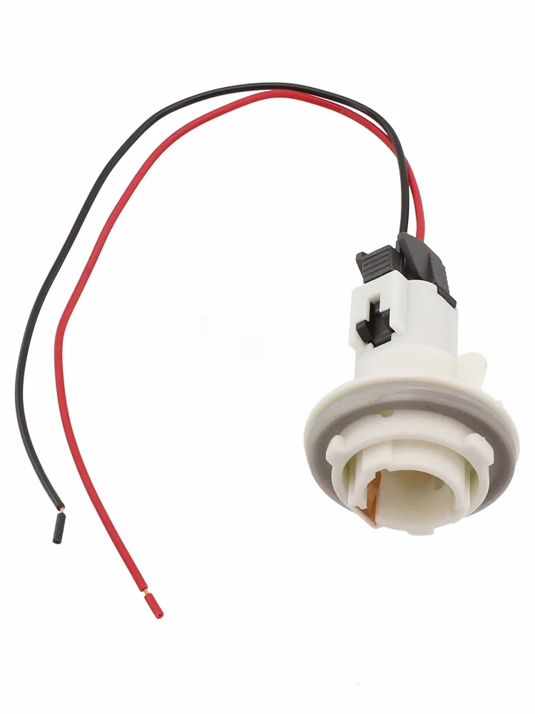 For Nissan For Livina For Qashqai 1156 Bulb Socket Cable Adapter Lamp Holder OEM Number 90069 81052 White ABS Material