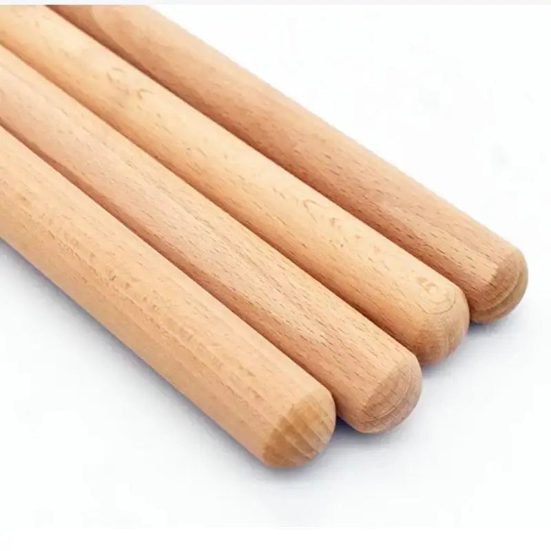 Claves classiche Bastoni ritmici Bacchette per batteria in legno Claves classiche Strumento a percussione Giocattolo musicale per bambini Apprendimento del ritmo