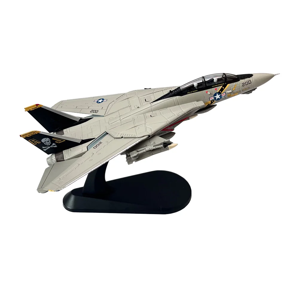 1/100 US Navy Grumman F14 F-14A Tomcat VF-84 Fighter Aircraft Metal Military Toy Diecast Plane Model for Collection or Gift…