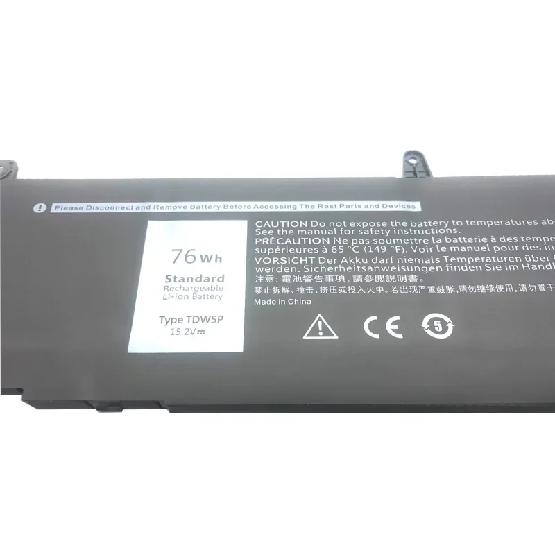 Imagem -05 - Bateria do Portátil Dell Alienware 13 r3 Alw13c1738 2508 2718 2738 2838 Jfwx7 04rrr3 0v9xd7 4rr3 P81g P81g001 Novo Lmdtk-tdw5p