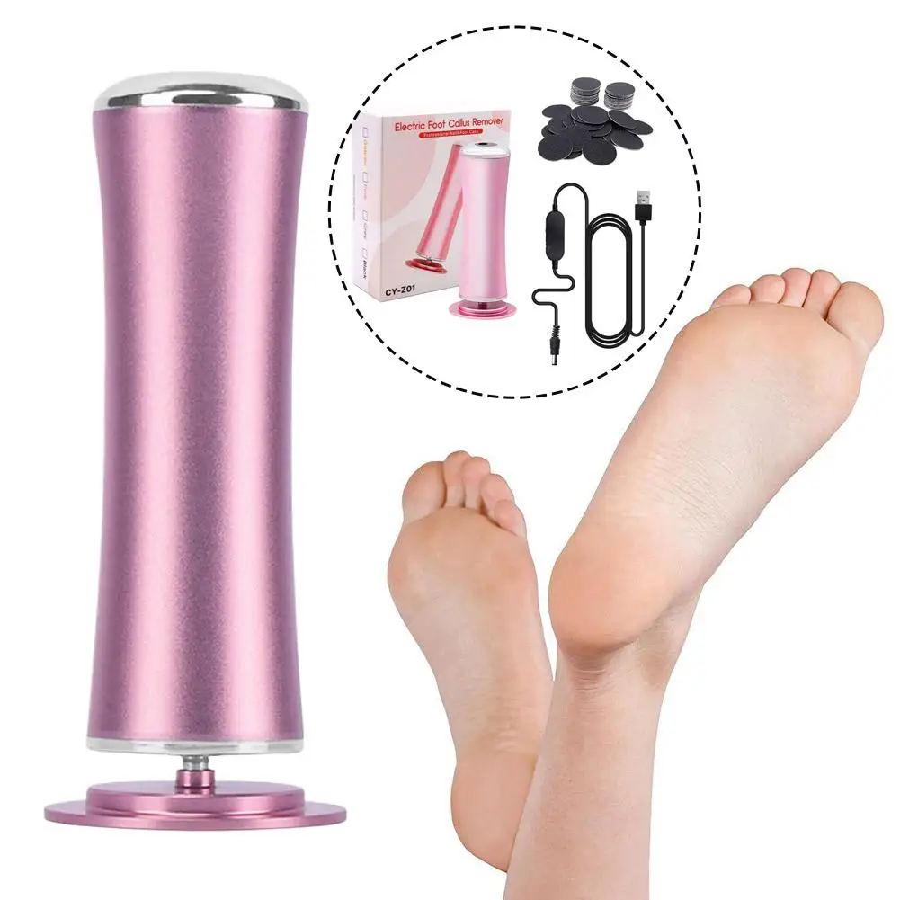 ملف كهربائي للأقدام آلة باديكير مزيل الجلد الميت الكالس القدم طحن المتقلب قابلة للشحن أداة العناية بالقدم الغسيل جديد