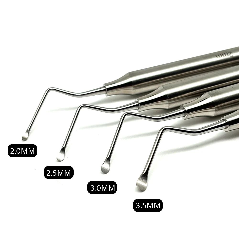 High Quality Dental Gracey Curette Periodontal Bone Curettes Perio Dentistry Tooth Cleaning Scaler Dental Stainless Steel Tools