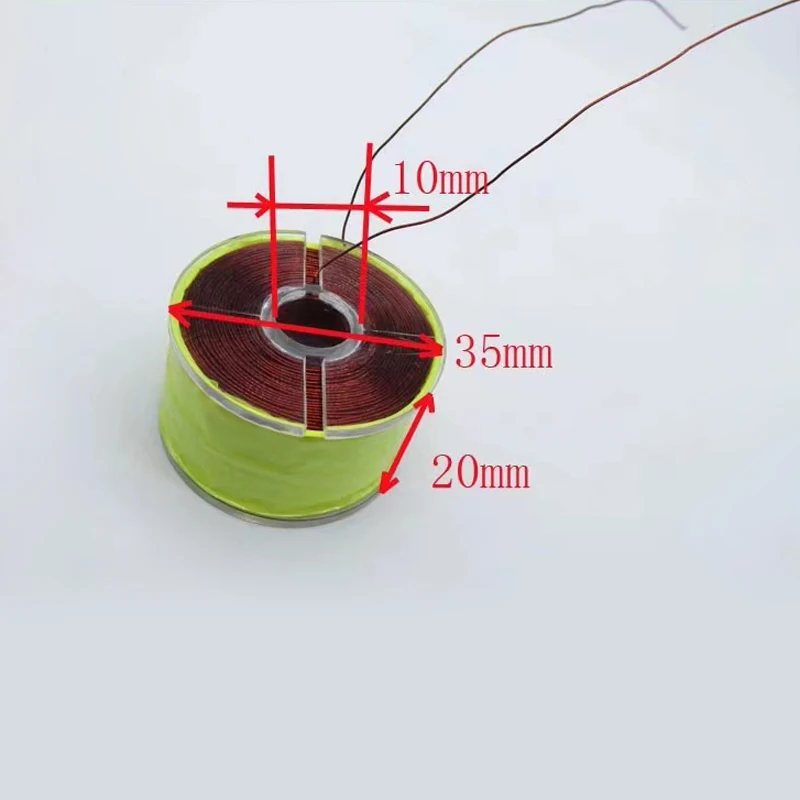 35*10*20mm Inductance Coil Magnetic Levitation Coil 1000 Turns DIY Full Copper Core Suspension Coil Line Diameter 0.35mm