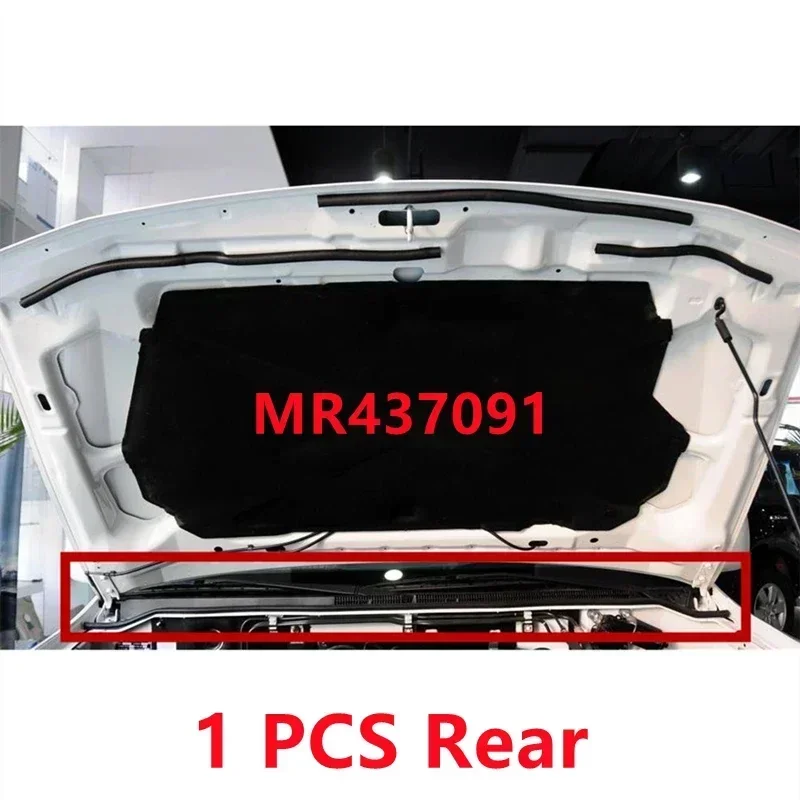 Car Front Hood Weatherstrip Sealing Strip For Mitsubishi Montero Pajero Shogun 3 V63 V66 V67 V68 V73 V75 V76 V77 V78 2000-2006