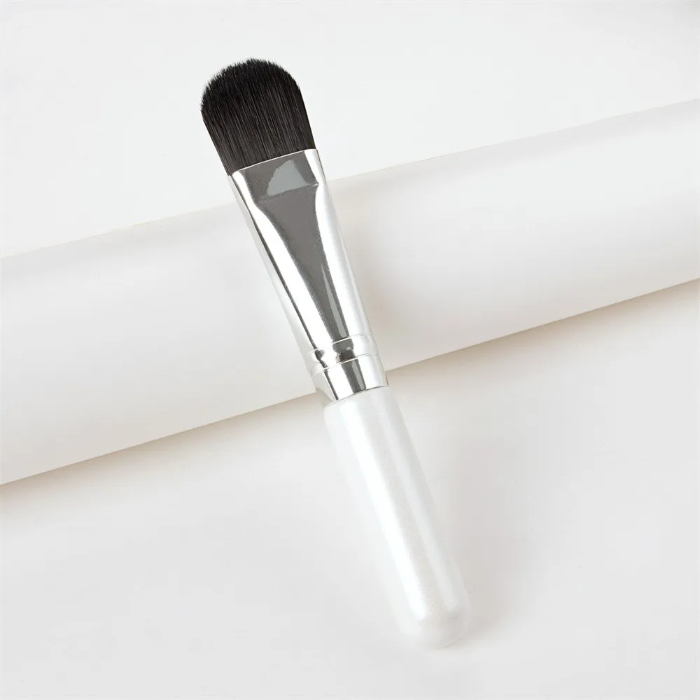 1PC Face Mask Brush Flat Soft Hair Facial Cleansing Skin Care Foundation Applicator Concealer Brush Beauty Makeup Tool