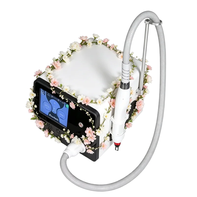 Professional Pico Eyebrow Pigment Removal Q-Switch Nd-YAG Portable Skin Whitening & Hair Removal Device, Beauty Salon Carbon
