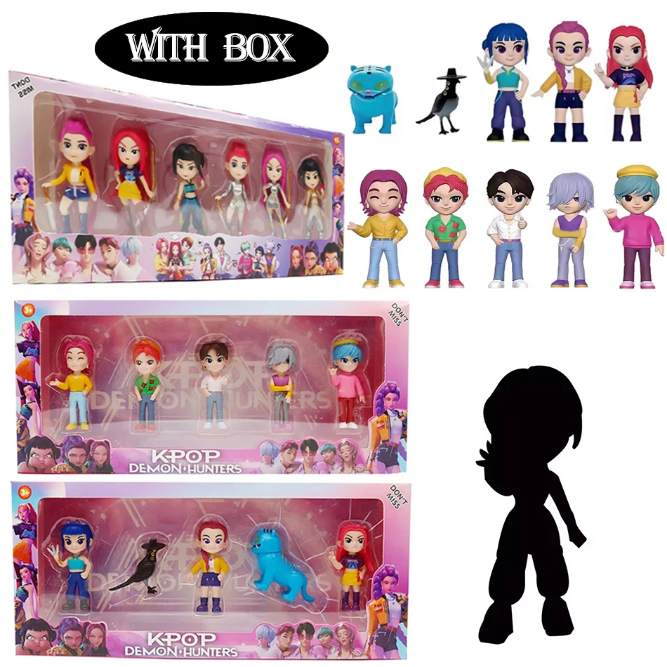 2026 NUOVO Anime KPop Devil Hunter bambola giocattolo in vinile Rumi Mira Zoi personaggio maschera in vinile scatola cieca ornamento giocattolo regalo di Natale