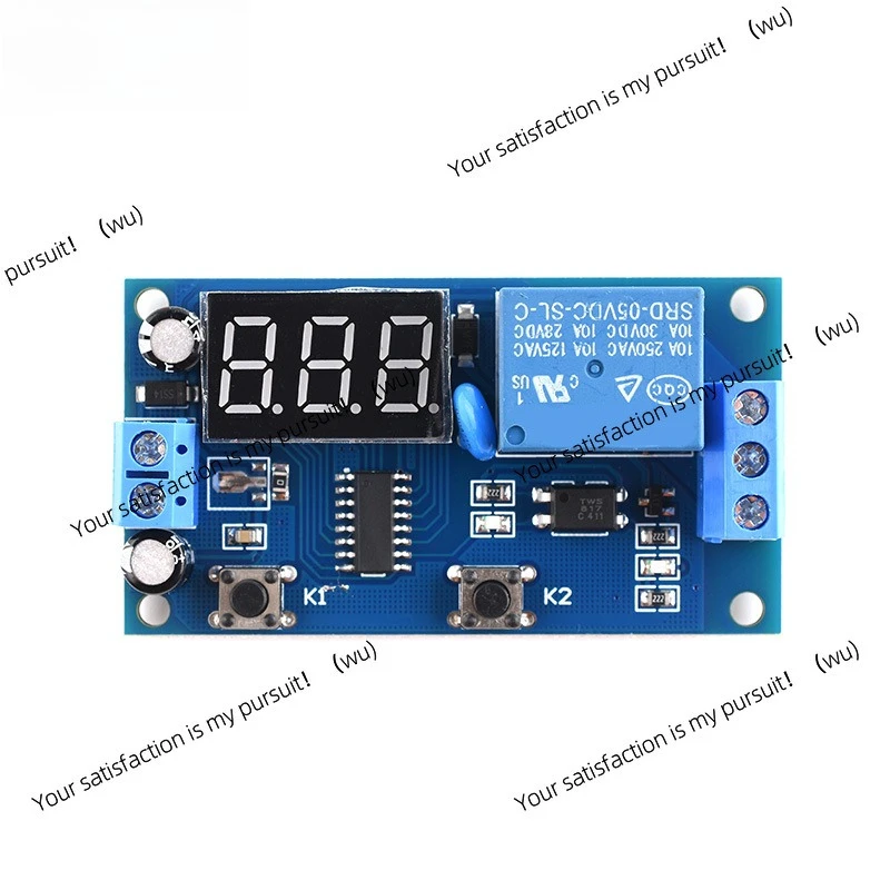 2pcs Intermittent Infinite Cycle Countdown Switch Controller, 5V Timing Relay Module