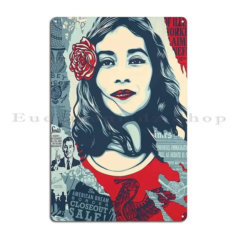 Shepard Fairey On The 2020 Election And Disrupting Metal Signs Garage Print Garage Cinema Garage Tin Sign Poster