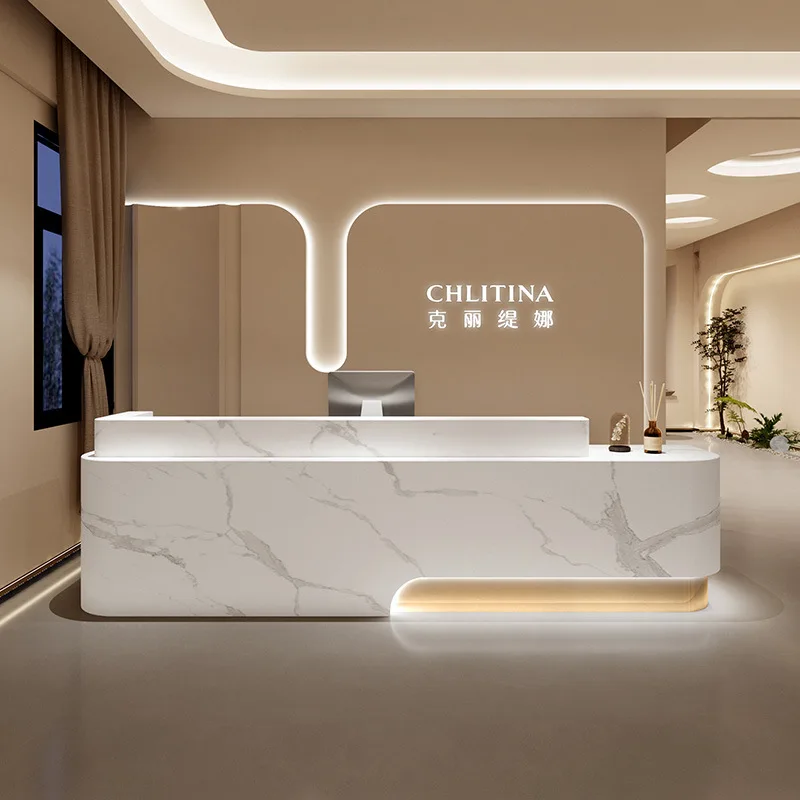 

Стойки регистрации Grand Beauty Salon, легкие роскошные стойки регистрации красоты, стойка регистрации, изысканная офисная мебель, стойка регистрации