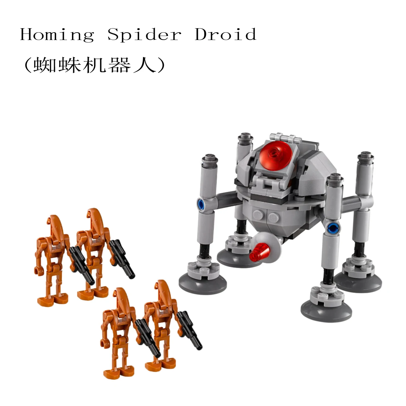 Star Wars Elite Klon-Trooper Angriffsroboter 9488 Bausteine Actionfigur Zusammengebautes Modell Spielzeug Sammlerstück Geschenk für Jungen