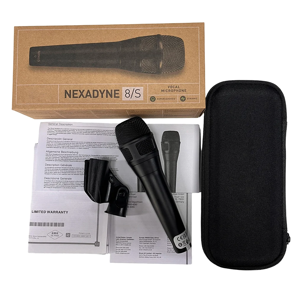 Nexadyne 8S Nexadyne8S NXN8S ميكروفون صوتي ديناميكي فائق القلب للأداء الاحترافي وتسجيل الاستوديو كاريوكي #6