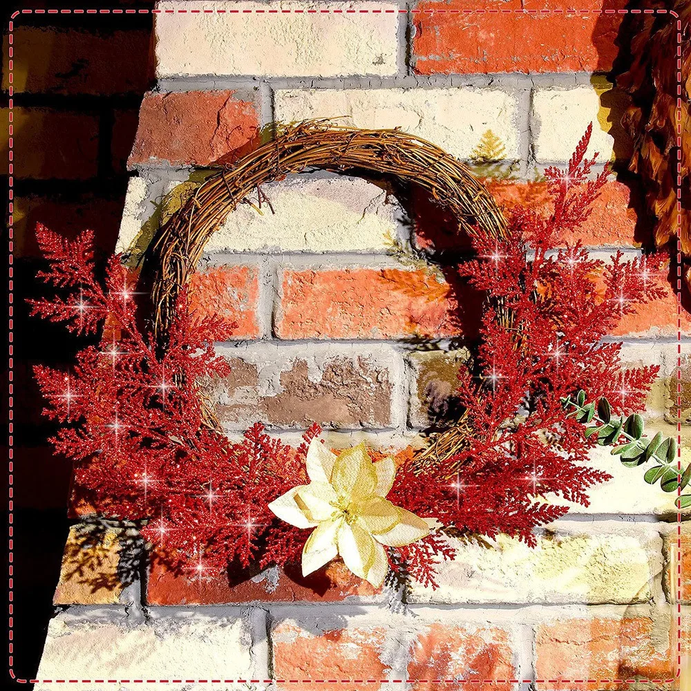 10 Stück künstlicher Beerenstrauß Weihnachtsdekoration Weihnachtsbaum Anhänger Ornament für Zuhause Raumdekoration Neujahr 2026 Geschenke Zubehör – Detail 14