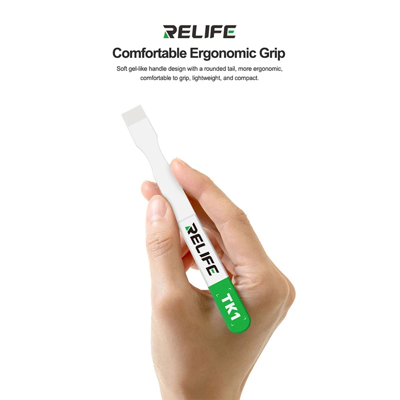 RELIFE TK1 Ceramic Tin Scraper Non-magnetic Anti-static for Precision Electronic Component Maintenance Ceramic Scraper