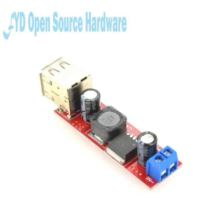 1PCS LM2596 DC-DC Step-down Converter Module DC 6V-40V To 5V 3A Double USB Charge Dual USB