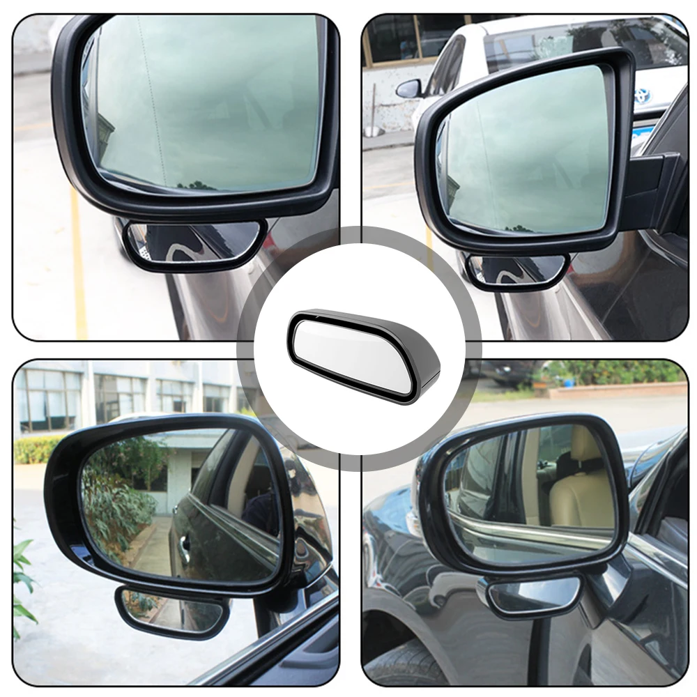 360 Degree Adjustable Blind Spot Mirror Car Auxiliary Rearview Convex Mirror Wide Angle Rear View Mirror for Car Reverse Parking