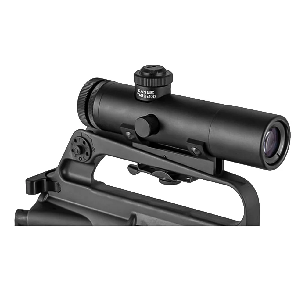 SPINA Optics 4X20 Sight Tactical Rifle Scope With BDC Turret Mil-Dot Reticle