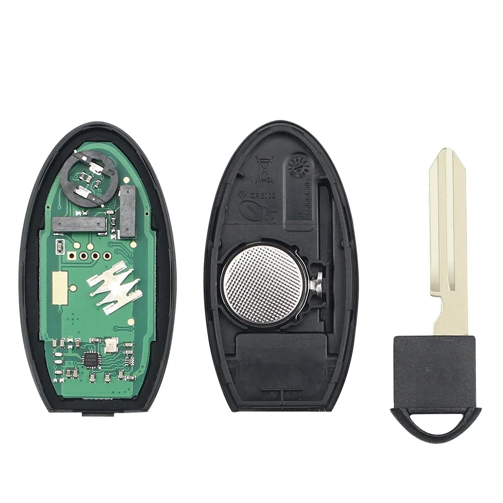 

KEYYOU Smart Remote Car Key 433Mhz 4A ID46 Chip Keyless Entry For Nissan Juke Qashqai X-Trail J10 J11 2012-2020 Year 2 3 Buttons