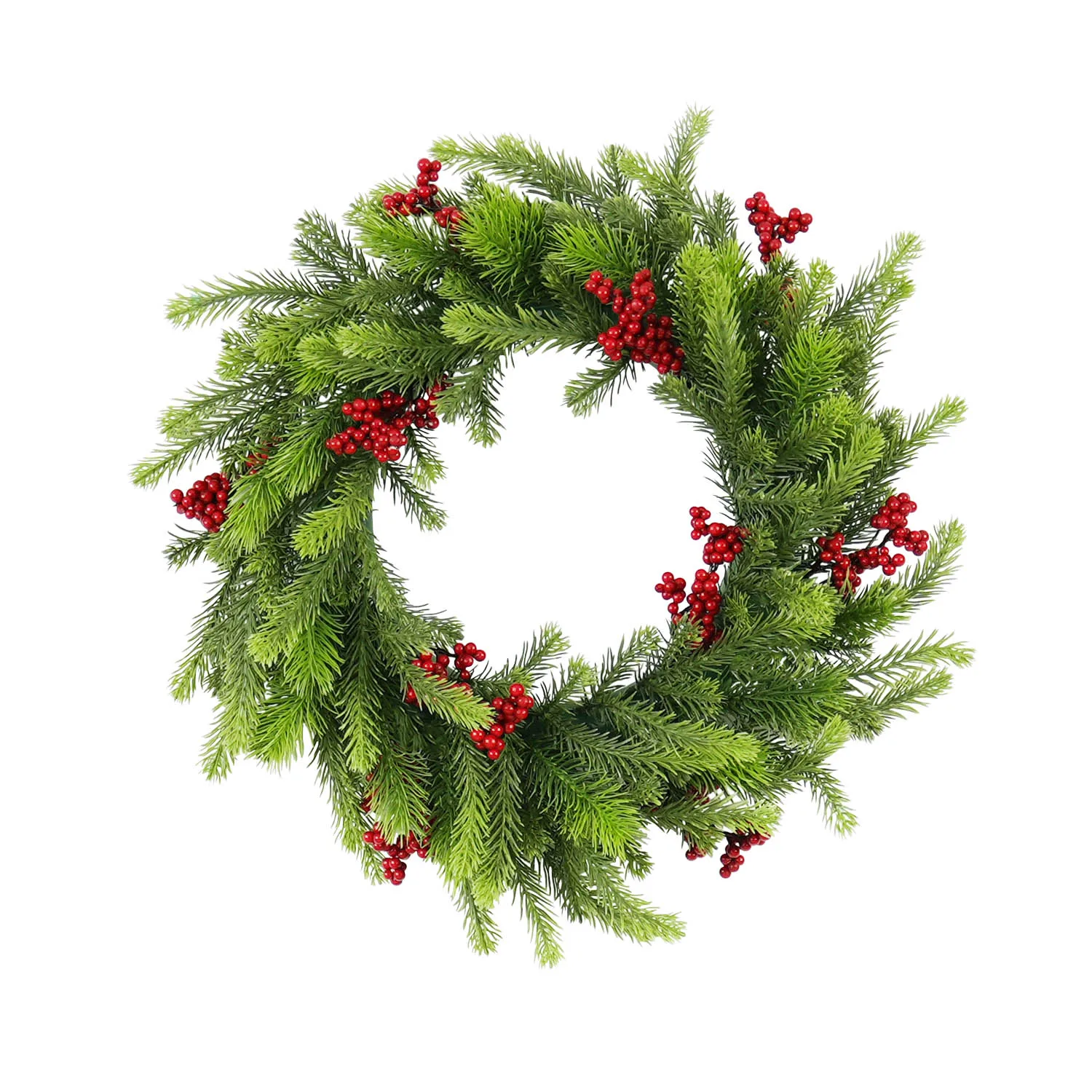 

Christmas Wreath for Front Door Red Berry Window Wall Door Decorations 2024 Christmas Garland Ornament Guirnalda Navidad Decor