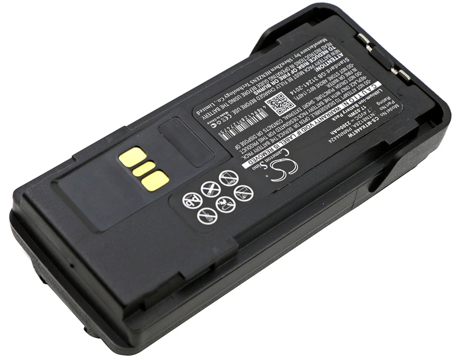 CS Two-Way Radio Battery for Motorola APX-2000 3000 XPR 3300 3500 7350 7380 7550 APX2000 Fits NNTN8128A 129AR 8128A PMNN4406AR