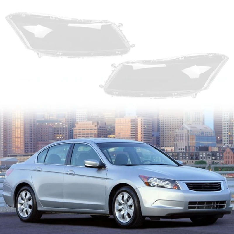 

Car Headlight Shell Lamp Shade Transparent Lens Cover Headlight Cover For Honda Accord 2008-2013