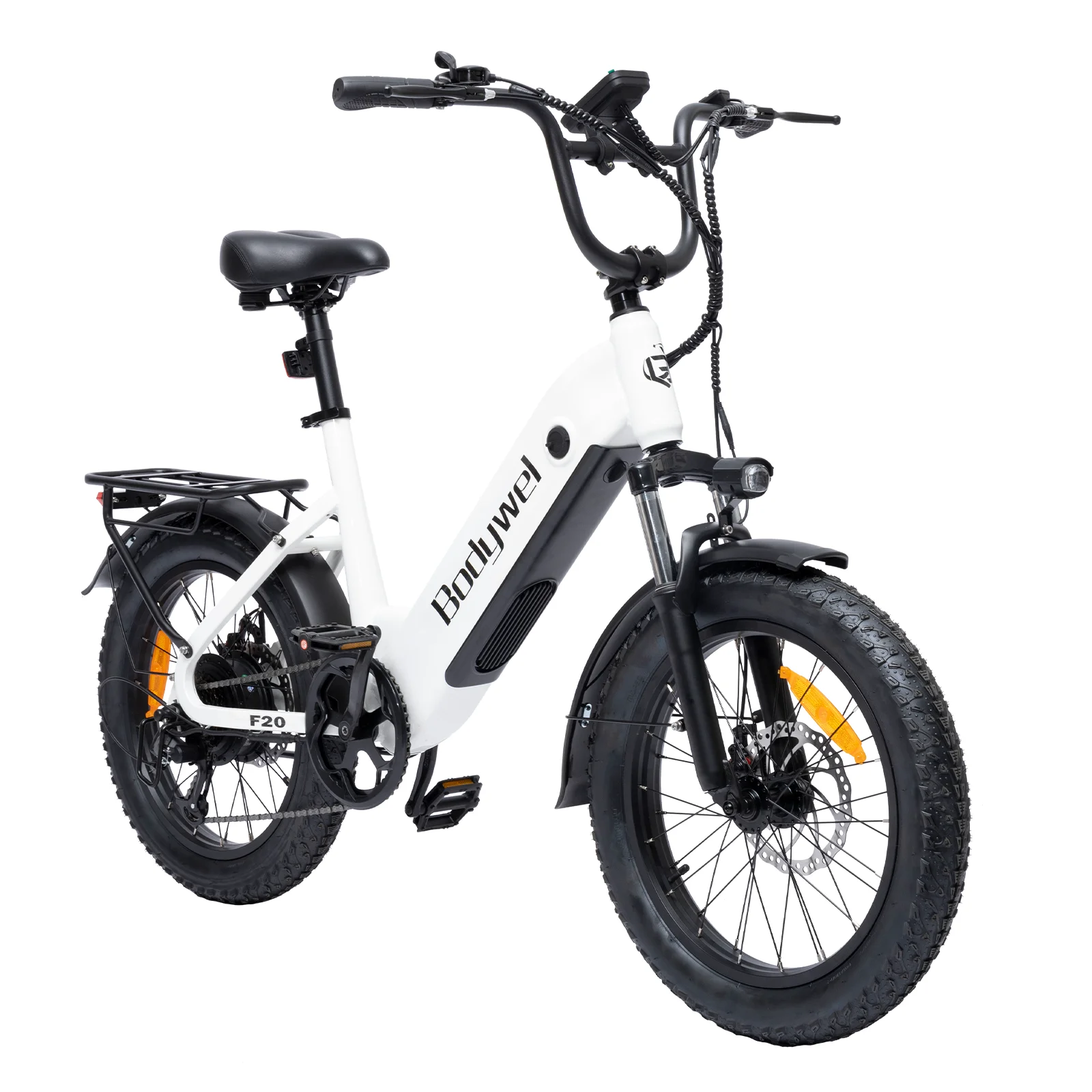 AliExpress NONE Bodywel F20 500W motor city ebike 48V13.5AH Battery E-bike Adult Electric Bicycle 20 Inch Fat Tire E-Mountain Bike
